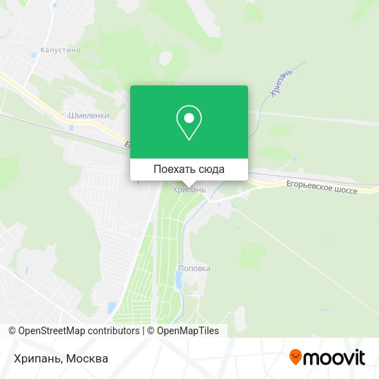 Карта Хрипань