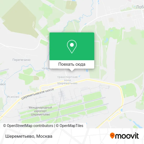Карта Шереметьево