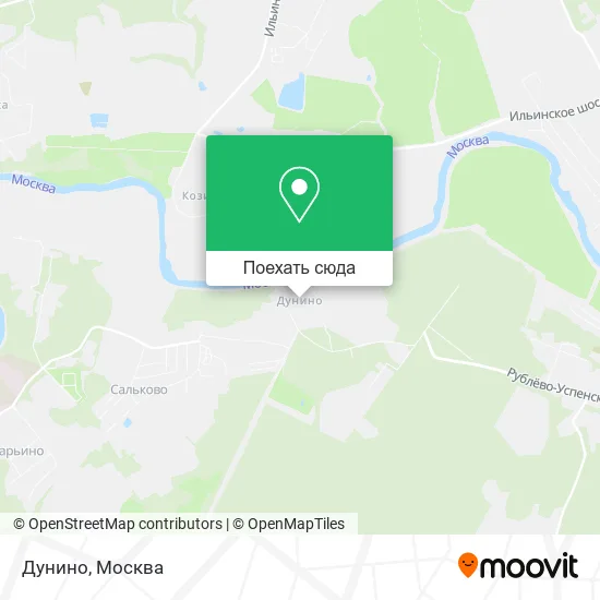 Карта Дунино