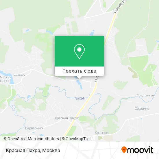 Карта Красная Пахра‎