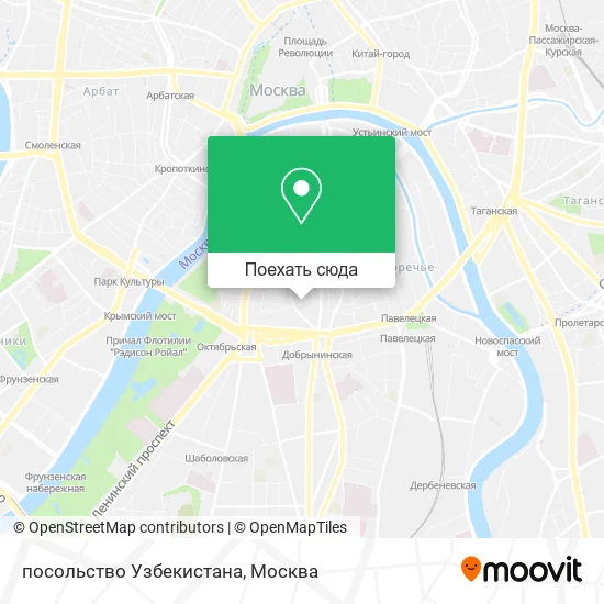 Карта посольство Узбекистана