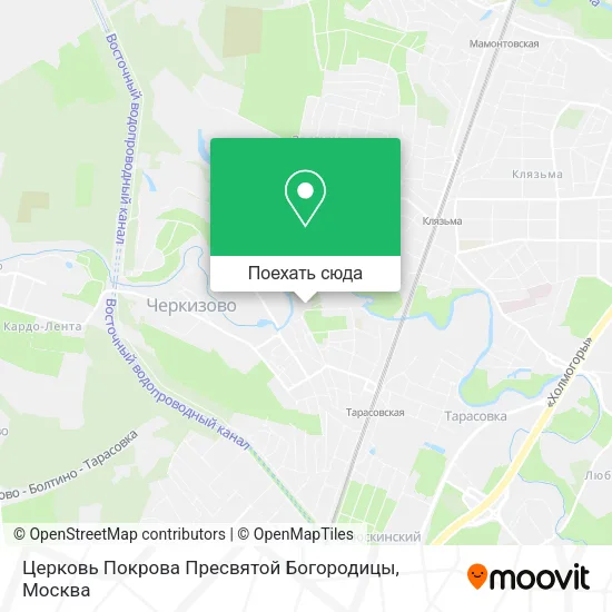 Карта Церковь Покрова Пресвятой Богородицы