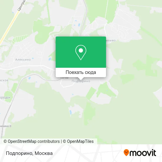 Карта Подпорино