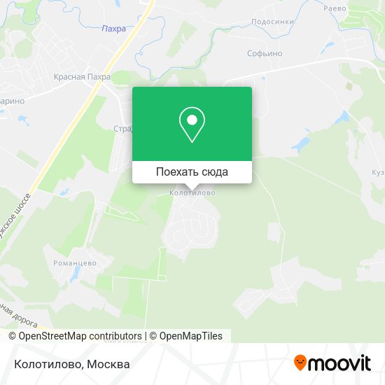 Карта Колотилово