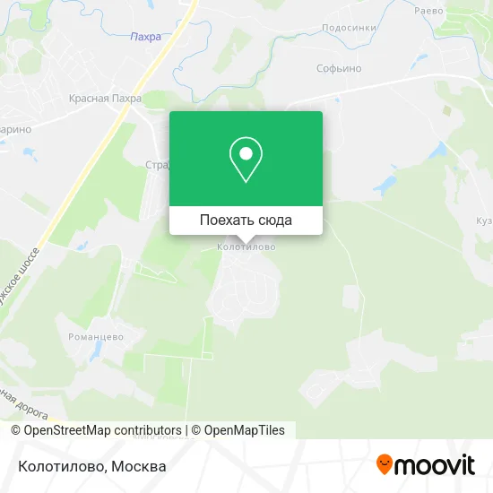 Карта Колотилово
