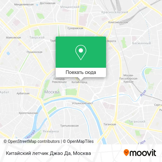 Карта Китайский летчик Джао Да