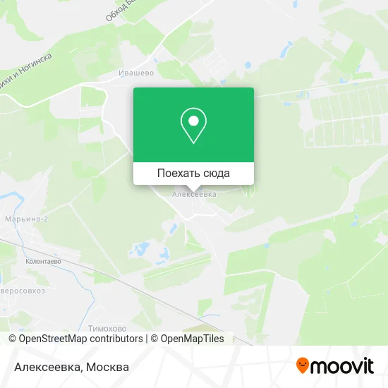 Карта Алексеевка