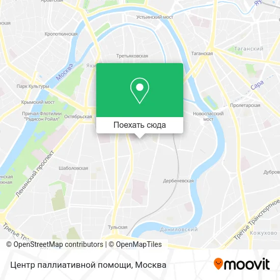 Карта Центр паллиативной помощи
