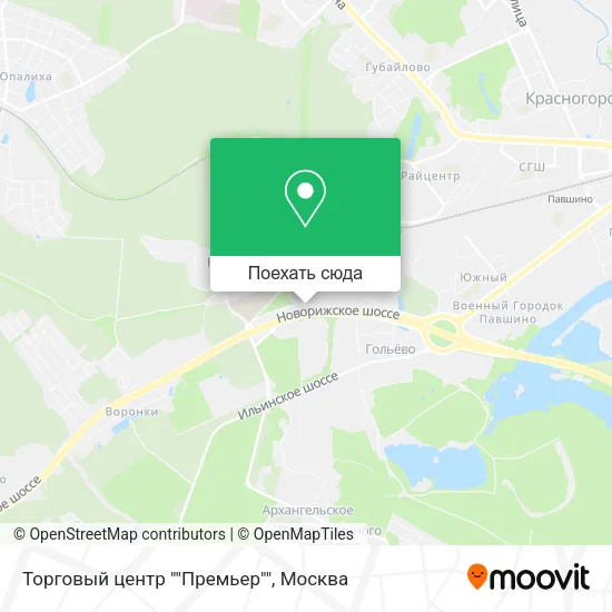 Карта Торговый центр ""Премьер""
