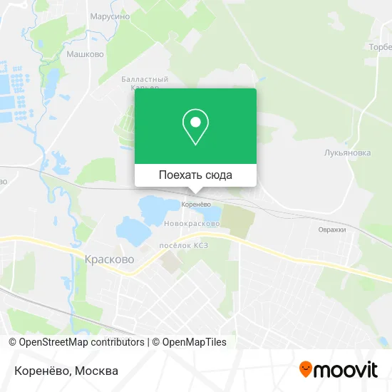 Карта Коренёво