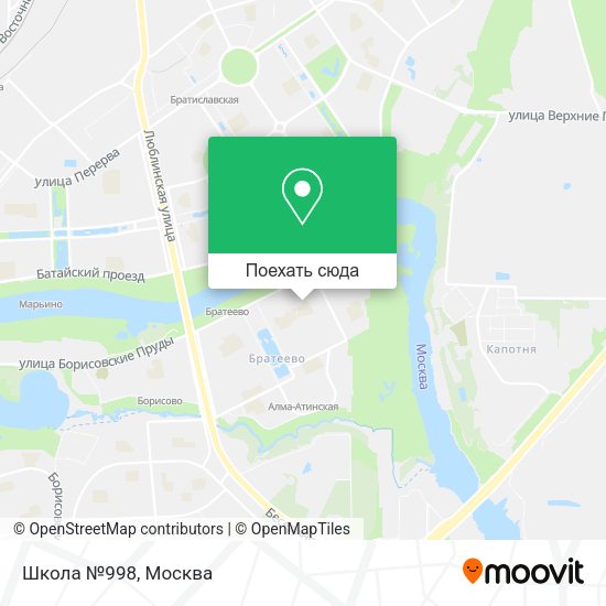 Карта Школа №998