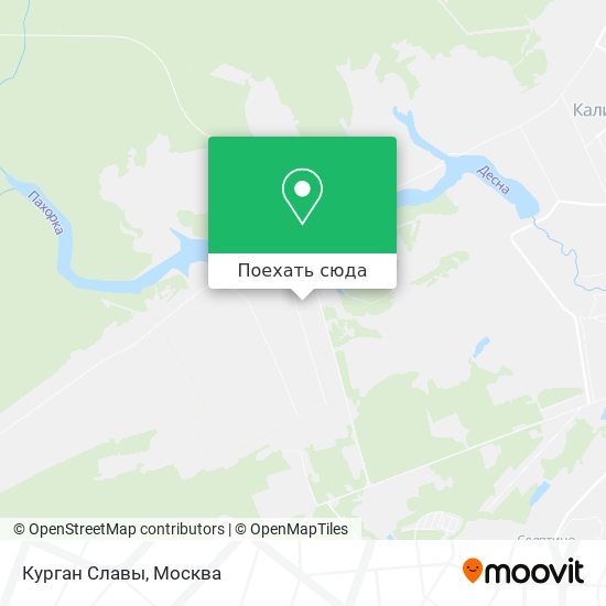 Карта Курган Славы