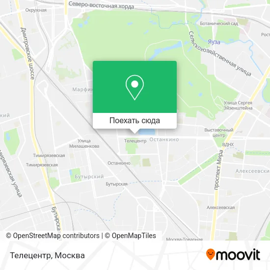 Карта Телецентр