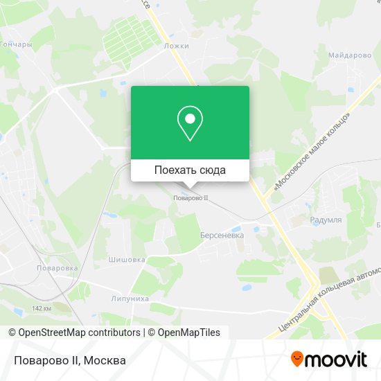 Карта Поварово II