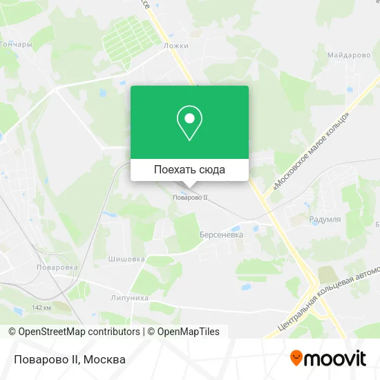 Карта Поварово II