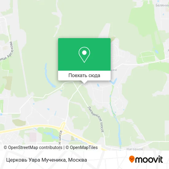 Карта Церковь Уара Мученика