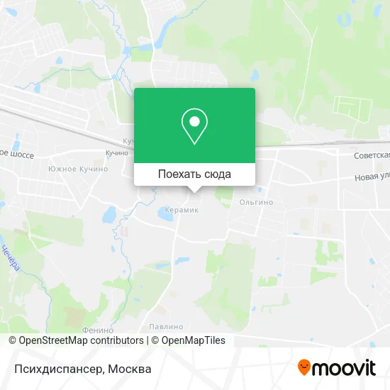 Карта Психдиспансер