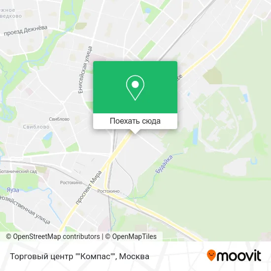 Карта Торговый центр ""Компас""
