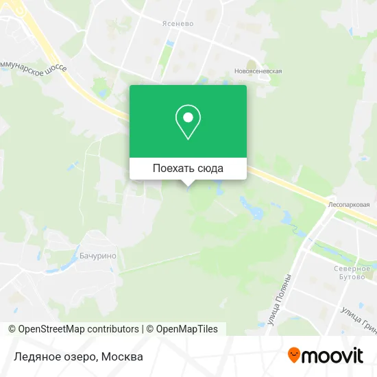 Карта Ледяное озеро