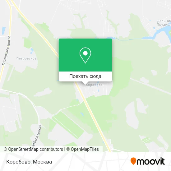 Карта Коробово