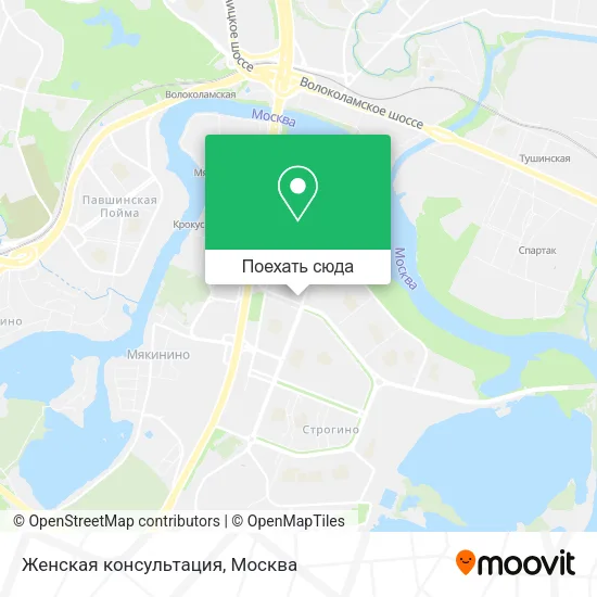 Карта Женская консультация