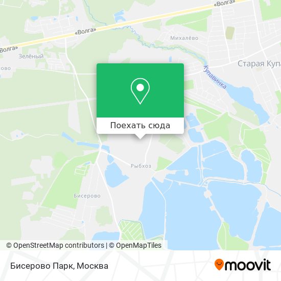 Карта Бисерово Парк