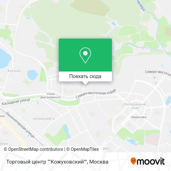Карта Торговый центр ""Кожуховский""