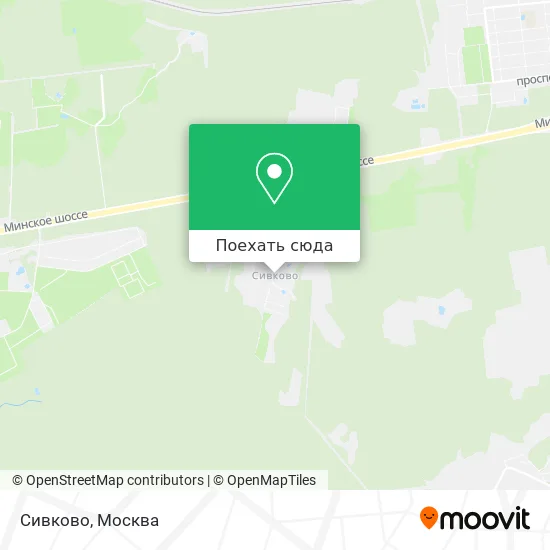 Карта Сивково