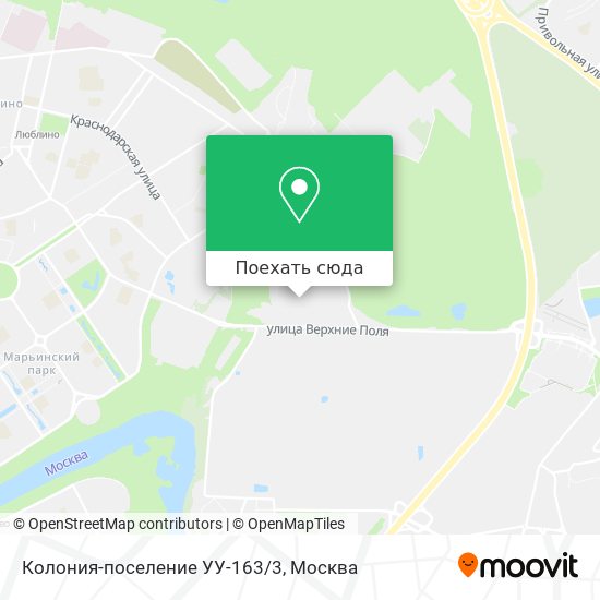 Карта Колония-поселение УУ-163/3
