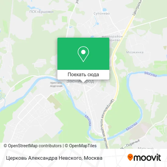 Карта Церковь Александра Невского