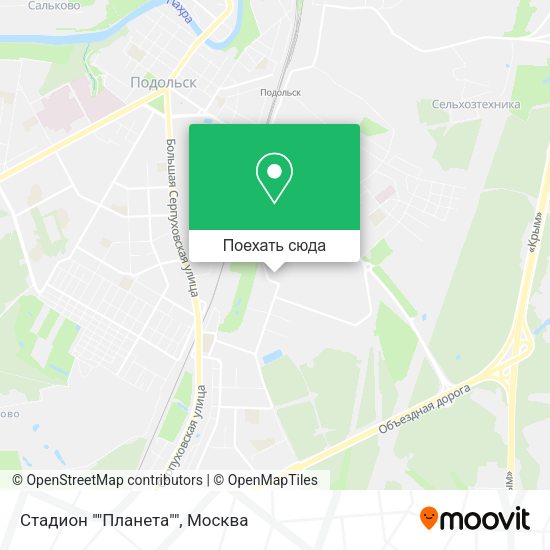 Карта Стадион ""Планета""