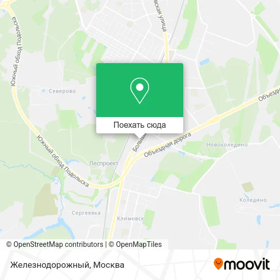 Карта Железнодорожный