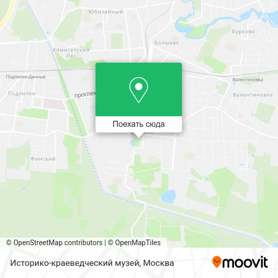 Карта Историко-краеведческий музей