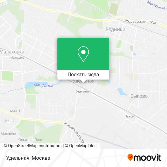 Карта Удельная