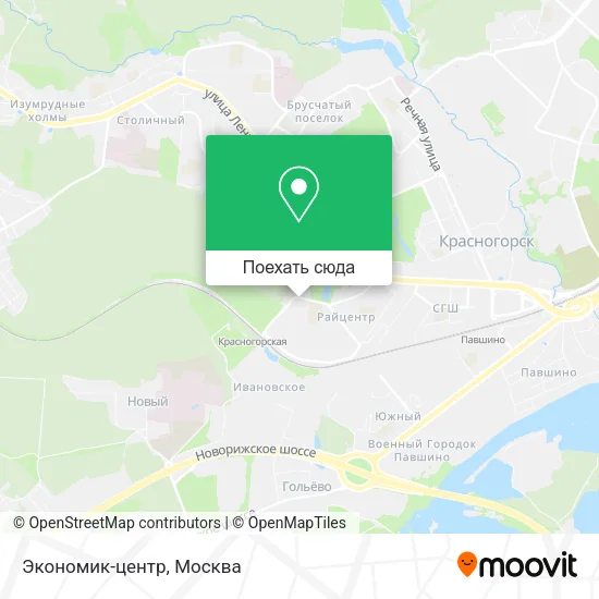 Карта Экономик-центр