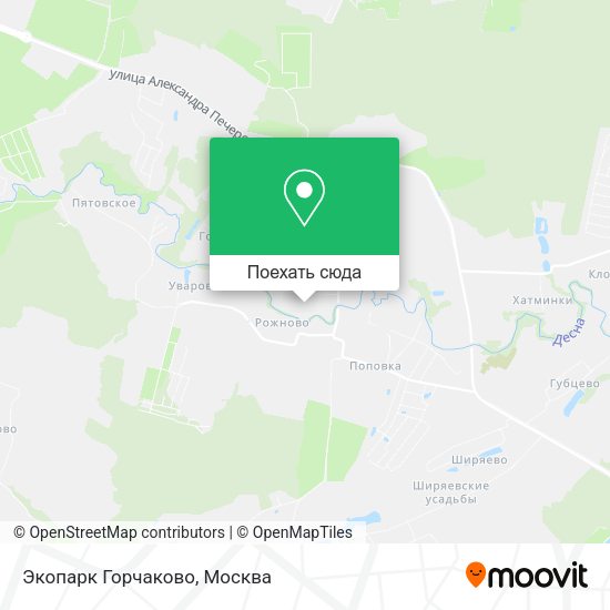 Карта Экопарк Горчаково