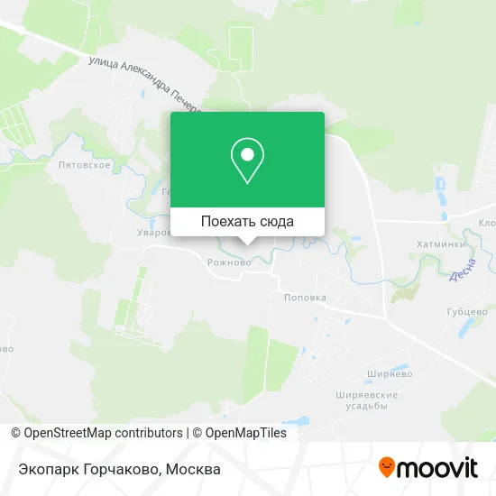Карта Экопарк Горчаково