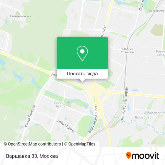 Карта Варшавка 33