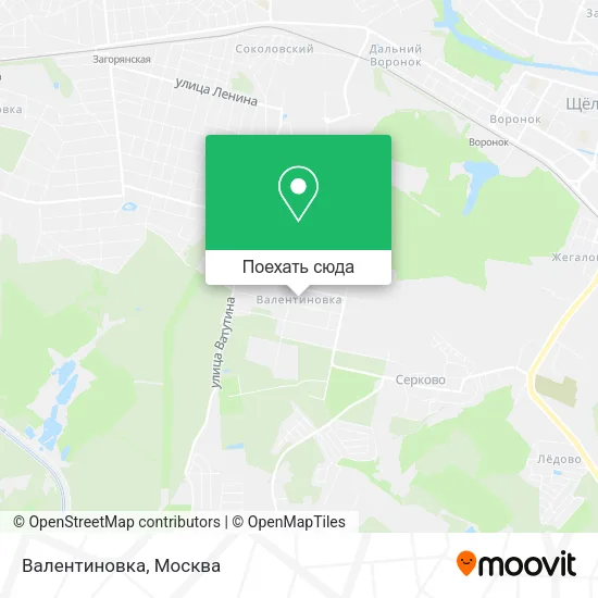 Карта Валентиновка
