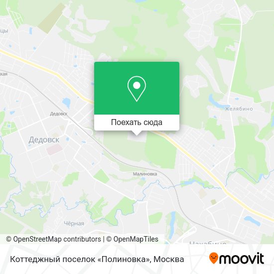 Карта Коттеджный поселок «Полиновка»