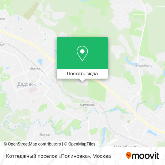Карта Коттеджный поселок «Полиновка»