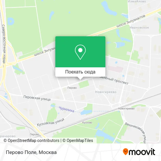 Карта Перово Поле