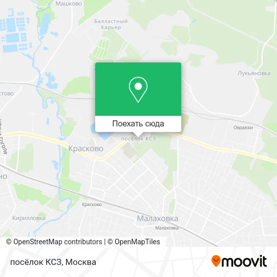 Карта посёлок КСЗ