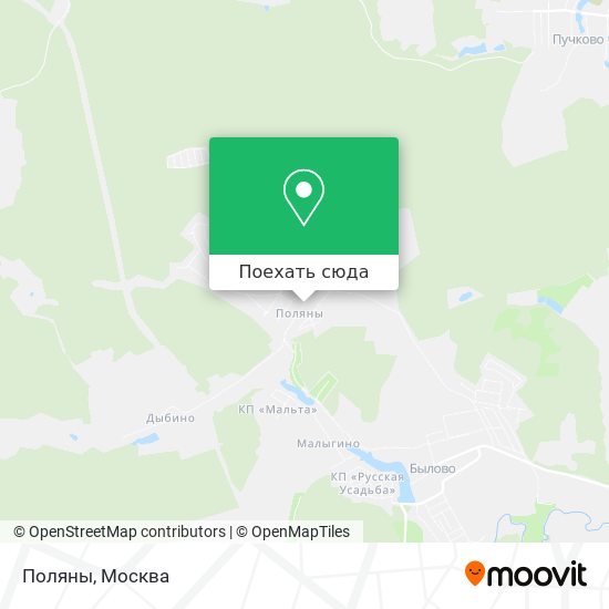 Карта Поляны