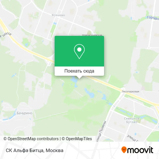 Карта СК Альфа Битца