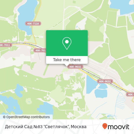 Карта Детский Сад №83 "Светлячок"