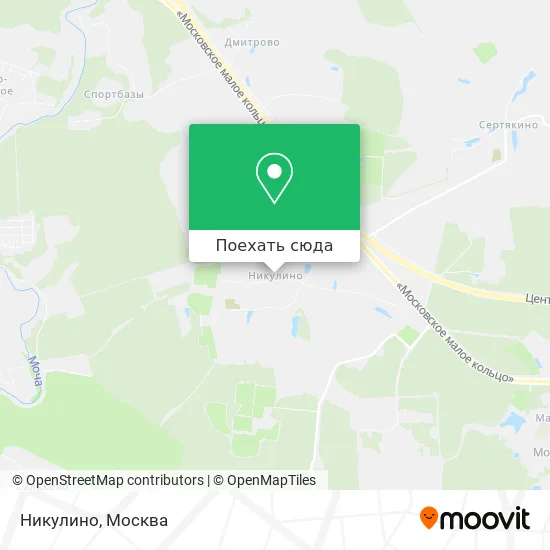 Карта Никулино