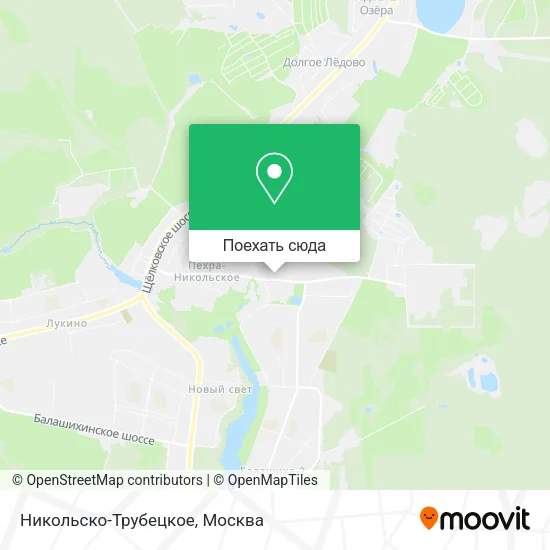 Карта Никольско-Трубецкое
