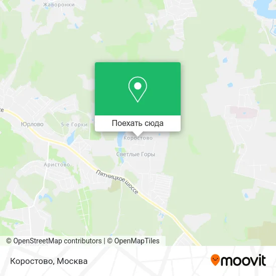 Карта Коростово