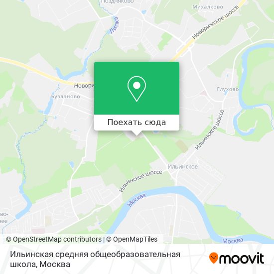 Карта Ильинская средняя общеобразовательная школа